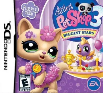 Littlest Pet Shop 3 - Biggest Stars - Purple Team (USA) (En,Fr) box cover front